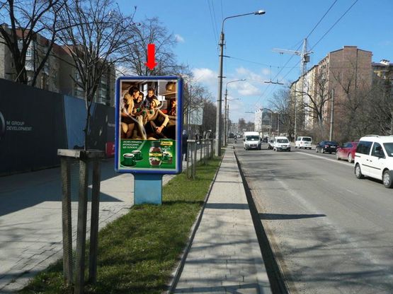 Фото рекламной плоскости по адресу Галицкая ул. / Витвицкого ул., возле лаборатории "Синево"