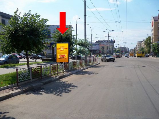 Фото рекламной плоскости по адресу Бандеры ул. / Независимости ул.