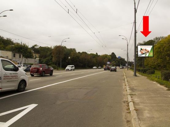 Фото рекламной плоскости по адресу Лобановского пр. (бывш. Краснозвездный пр.), 124 напротив, в сторону Севастопольская пл.