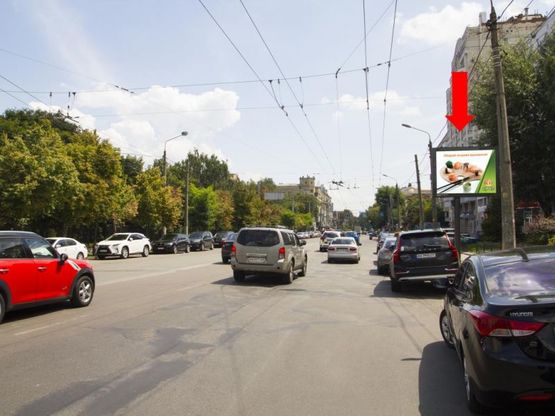 Фото рекламной плоскости по адресу Ильенко ул. (бывш. Мельникова ул.), 83а, напротив КИМО, в сторону ст. м. "Лукьяновская", центра