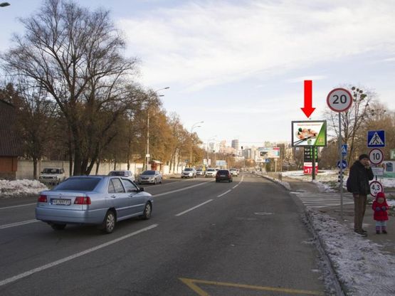 Фото рекламной плоскости по адресу Брожко ул. (бывш. Кировоградская ул.), 21, возле АЗС "Окко", в сторону ул. Гринченко Фото рекламной плоскости по адресу Брожко ул. (бывш. Кировоградская ул.), 21, возле АЗС "Окко", в сторону ул. Гринченко