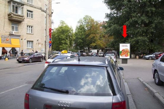 Фото рекламной плоскости по адресу Цитадельная ул., 43/14 - Алмазова ул. (бывш. Кутузова ул.), в сторону ул. Лейпцигской