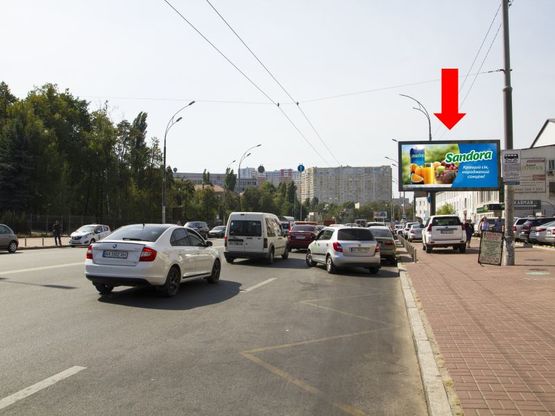 Фото рекламной плоскости по адресу Васильковская ул., 32, ст.м. "Васильковская", в сторону ВДНХ, пр. Глушкова, Теремков Фото рекламной плоскости по адресу Васильковская ул., 32, ст.м. "Васильковская", в сторону ВДНХ, пр. Глушкова, Теремков