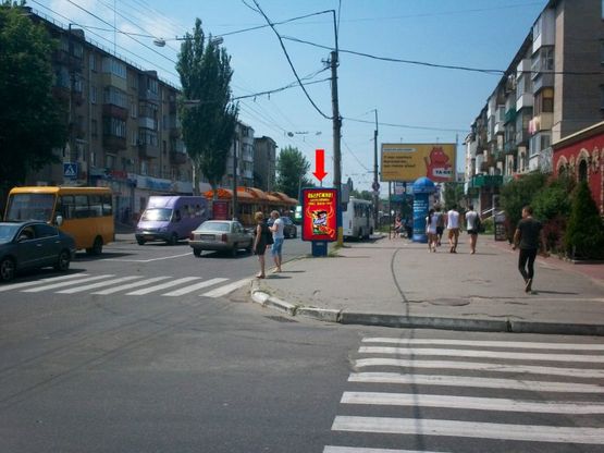 Фото рекламной плоскости по адресу Первомайская ул., 47/17 / ул. Гагарина