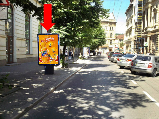 Фото рекламної площини за адресою Сечевых Стрельцов ул., 4 Фото рекламної площини за адресою Сечевых Стрельцов ул., 4