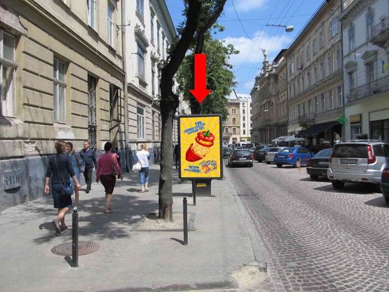 Фото рекламної площини за адресою Сечевых Стрельцов ул., 8 Фото рекламної площини за адресою Сечевых Стрельцов ул., 8