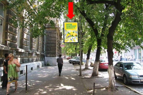 Фото рекламной плоскости по адресу Князя Романа ул., 26, напротив гостиницы "Swiss"