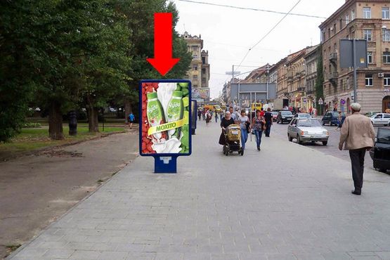 Фото рекламной плоскости по адресу Городоцкая ул., 83, Цирк, из центра