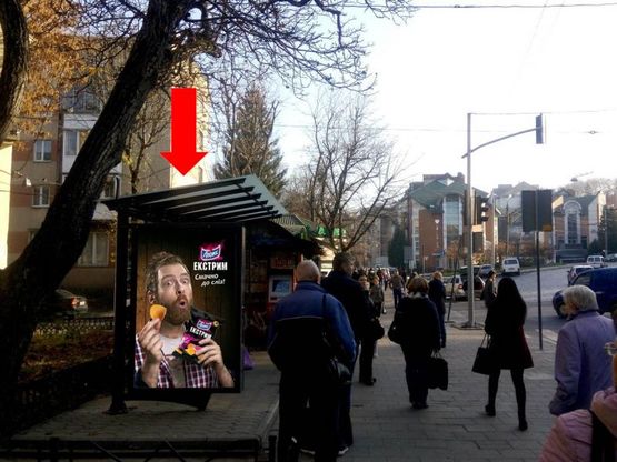 Фото рекламної площини за адресою Зеленая ул., 77 - ул. Львовводоканал