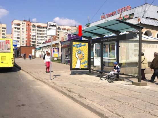 Фото рекламної площини за адресою Красной Калины пр., 109, ост. "пр.Красной Калины", в центр Фото рекламної площини за адресою Красной Калины пр., 109, ост. "пр.Красной Калины", в центр