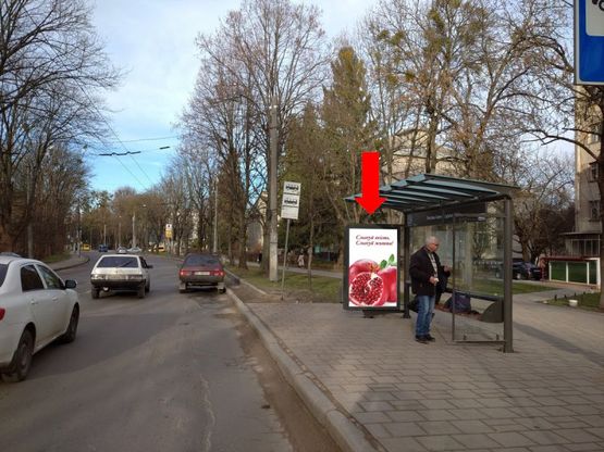 Фото рекламной плоскости по адресу Зелёная ул., 113 (ост."Липовая Аллея"), в центр