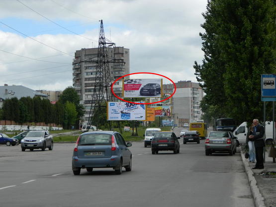 Фото рекламной плоскости по адресу Вашингтона  за поворотом з Зеленої К 2Б верх. ТЦ МЕТРО