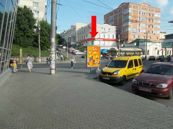 Фото рекламной плоскости по адресу 9-го Мая пер., возле супермаркета "АТБ", в сторону Кооперативной ул.