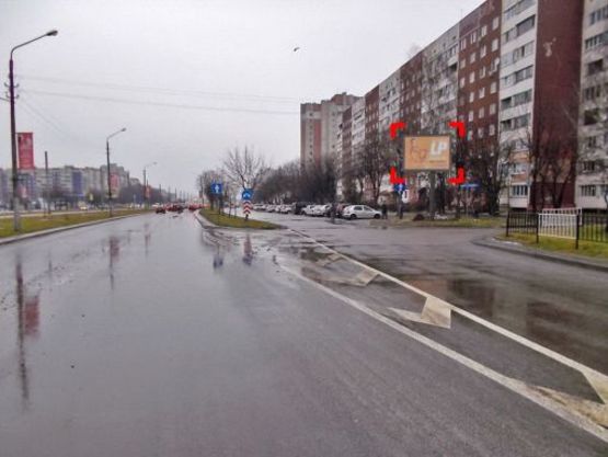 Фото рекламної площини за адресою пр. Черв. Калини (навпроти буд. 77, на дод. р/с), місце 1, розмір 2,3 х 3,2 м, скролл Фото рекламної площини за адресою пр. Черв. Калини (навпроти буд. 77, на дод. р/с), місце 1, розмір 2,3 х 3,2 м, скролл