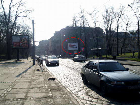 Фото рекламної площини за адресою Вітовського, 47 (до пл. Ів.Франка)