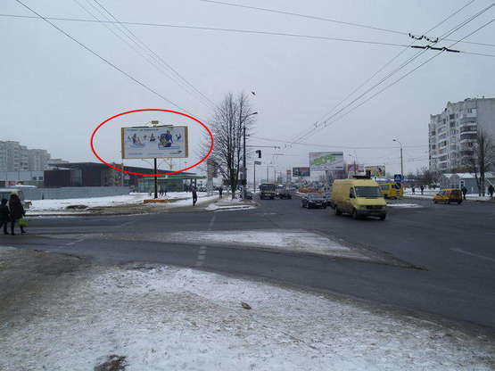 Фото рекламной плоскости по адресу Соборності - вул. Чорновола С/М Там -Там Фото рекламной плоскости по адресу Соборності - вул. Чорновола С/М Там -Там