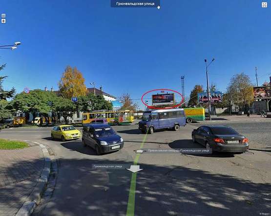 Фото рекламной плоскости по адресу Привокзальна зліва від вокзалу ( лівий)