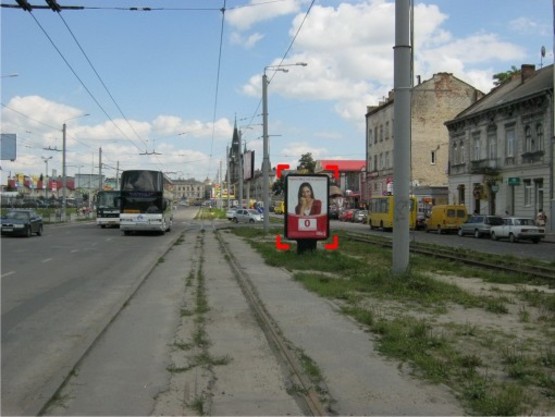 Фото рекламної площини за адресою вул. Городоцька (біля Приміського вокзалу, до центру), місце 1 Фото рекламної площини за адресою вул. Городоцька (біля Приміського вокзалу, до центру), місце 1