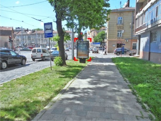Фото рекламной плоскости по адресу вул. Вітовського, 38, місце 1