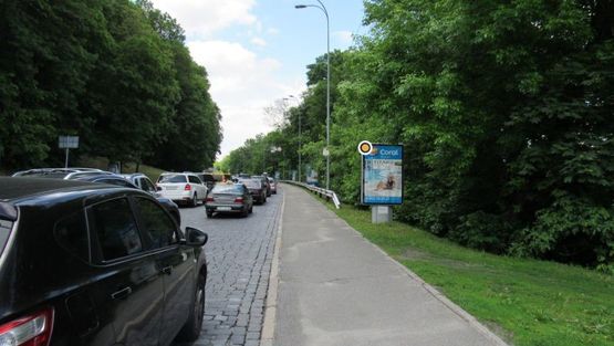 Фото рекламной плоскости по адресу Днепровский спуск 59 Фото рекламной плоскости по адресу Днепровский спуск 59