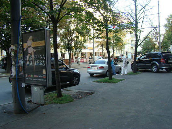 Фото рекламної площини за адресою Московская ул., напротив д. №21 Фото рекламної площини за адресою Московская ул., напротив д. №21