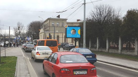 Фото рекламної площини за адресою Черновола В пр, 6, из центра Фото рекламної площини за адресою Черновола В пр, 6, из центра