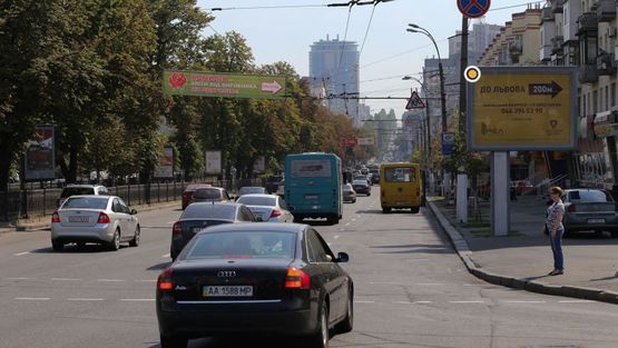 Фото рекламной плоскости по адресу Победы пр-т, 9 Фото рекламной плоскости по адресу Победы пр-т, 9