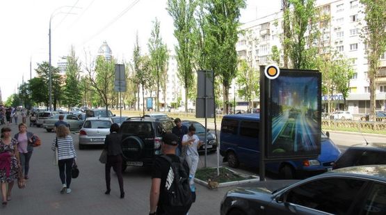 Фото рекламной плоскости по адресу Леси Украинки бул. 24