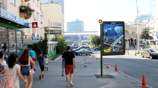 Фото рекламной плоскости по адресу Рогнединская ул. 5 Фото рекламной плоскости по адресу Рогнединская ул. 5