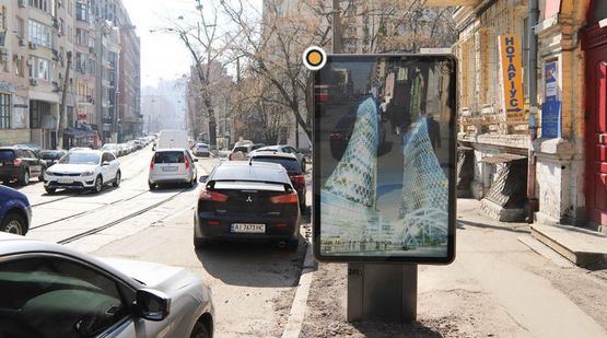 Фото рекламной плоскости по адресу Дмитриевская ул.,33