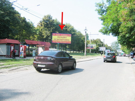 Фото рекламної площини за адресою Вул. Святослава Хороброго - Вул. Виконкомівська Фото рекламної площини за адресою Вул. Святослава Хороброго - Вул. Виконкомівська