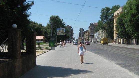 Фото рекламной плоскости по адресу Городоцкая ул.  83, вход в цирк