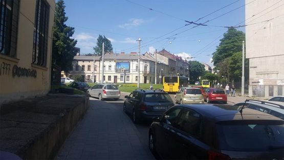 Фото рекламной плоскости по адресу Митрополита Андрея ул./Степана Бандеры ул., в центр Фото рекламной плоскости по адресу Митрополита Андрея ул./Степана Бандеры ул., в центр