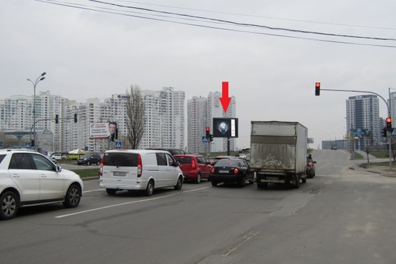 Фото рекламной плоскости по адресу Днепровская набережная, 33, (ТЦ Аркадия, м. Осокорки) в направлении просп. Бажана Фото рекламной плоскости по адресу Днепровская набережная, 33, (ТЦ Аркадия, м. Осокорки) в направлении просп. Бажана
