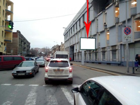 Фото рекламної площини за адресою t054A4,вул. Харківська - вул. Глінки, біля Апеляційного суду, біля ТРЦ МОСТ СІТІ