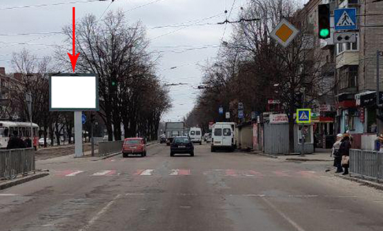 Фото рекламной плоскости по адресу t073A6,вул. Робоча, 162 - вул. Каверіна Фото рекламной плоскости по адресу t073A6,вул. Робоча, 162 - вул. Каверіна