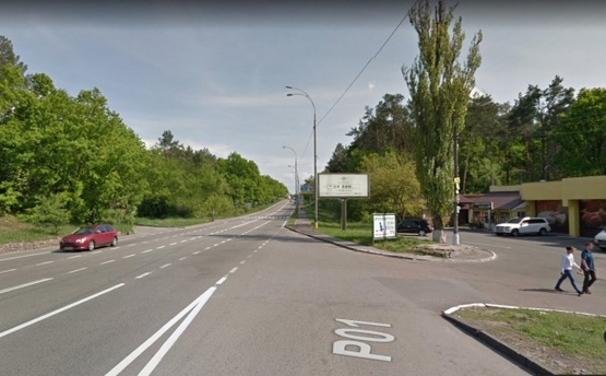 Фото рекламной плоскости по адресу Столичне шосе (Конча Заспа)/ Генерала Матикіна (Супермаркет "Велика Кишеня") в напрямку з Києва