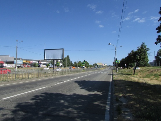 Фото рекламной плоскости по адресу Богатирська, 11/ Озерна вул. (на розподілювачі) рух із Киева