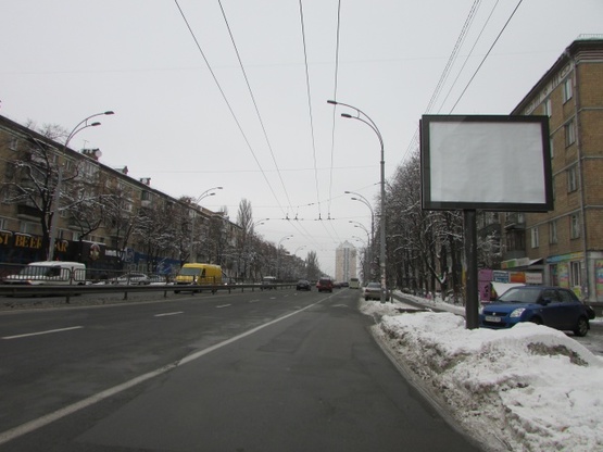 Фото рекламной плоскости по адресу Чоколівский бульвар, 28/1 (за зуп.г.т. пл. Космонавтів) біля супермаркету "Сільпо" Фото рекламной плоскости по адресу Чоколівский бульвар, 28/1 (за зуп.г.т. пл. Космонавтів) біля супермаркету "Сільпо"