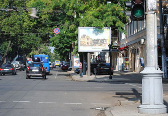 Фото рекламной плоскости по адресу Б.Арнаутская ул., - Ришельевская ул., 60