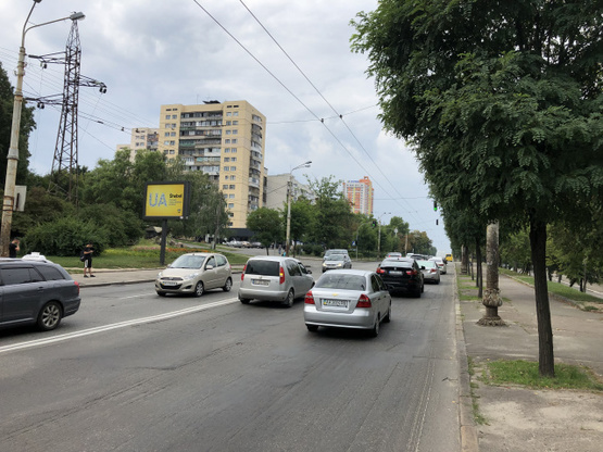 Фото рекламной плоскости по адресу Голосеевский пр.,112 в сторону МВЦ Фото рекламной плоскости по адресу Голосеевский пр.,112 в сторону МВЦ