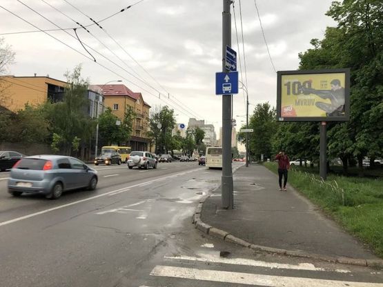 Фото рекламної площини за адресою Лобановского 51, к Севастольской пл