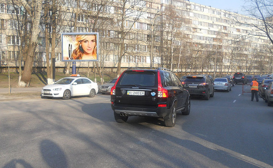 Фото рекламної площини за адресою Ул.ЩорСа,35/перСечение С Переулком ЩорСа (А1) СКРОЛЛЕР Напр Б Л Українки