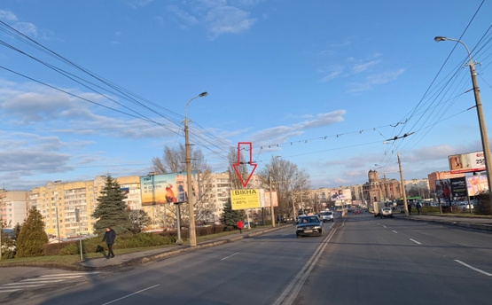 Фото рекламної площини за адресою Соборності, навпроти ТЦ Порт Сіті Фото рекламної площини за адресою Соборності, навпроти ТЦ Порт Сіті