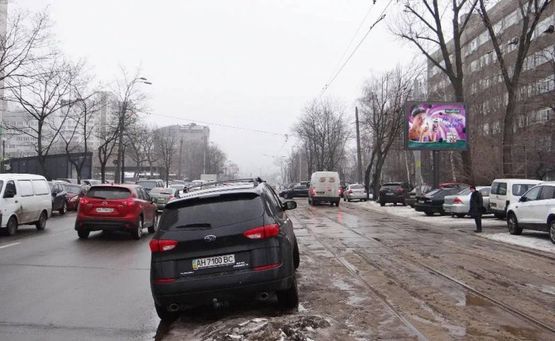 Фото рекламної площини за адресою вул.Дегтярівська 48/на ст.м Берестейська (А7) СКРОЛЕР