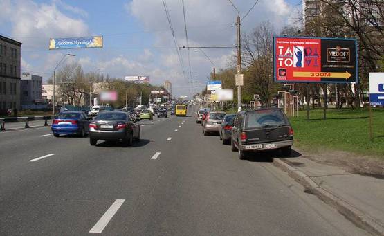 Фото рекламной плоскости по адресу пр-т Перемоги 60/вул.С.Перовскої (Евгенії Мирошниченко) на ст.м.Берестейська (А5) СКРОЛЛЕР
