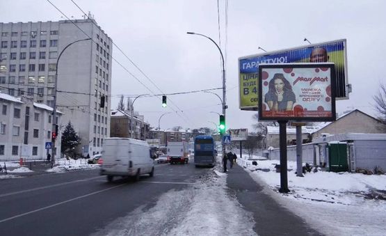 Фото рекламной плоскости по адресу вул.Ползунова (Лукашевича),15/трц "Європорт"-на Воздухофлотський пр-т (А5) СКРОЛЕР