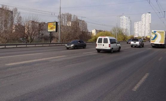 Фото рекламної площини за адресою пр-т Соборності (Воссоединения)/ринок Березняки,МакДональдс-на Дарницьку пл (В) СКРОЛЕР