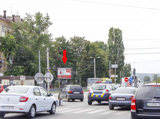 Фото рекламной плоскости по адресу Полтавский Шлях ул. - Дудинской ул., из центра Фото рекламной плоскости по адресу Полтавский Шлях ул. - Дудинской ул., из центра