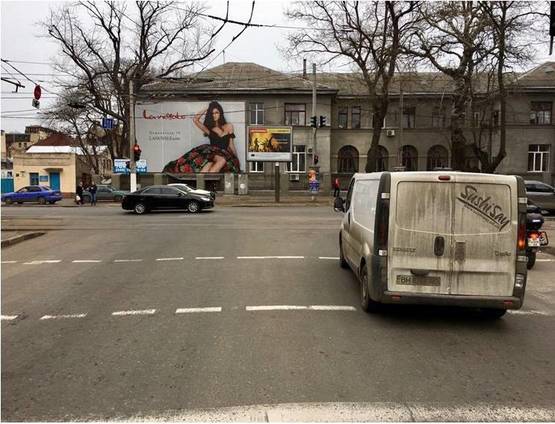 Фото рекламной плоскости по адресу Билинского 11\Малая Арнаутская Фото рекламной плоскости по адресу Билинского 11\Малая Арнаутская